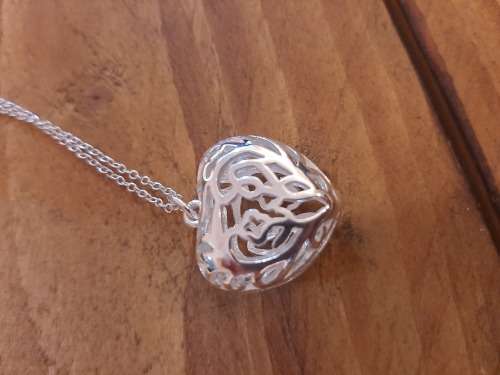 3D Heart Shape Necklace and Pendant