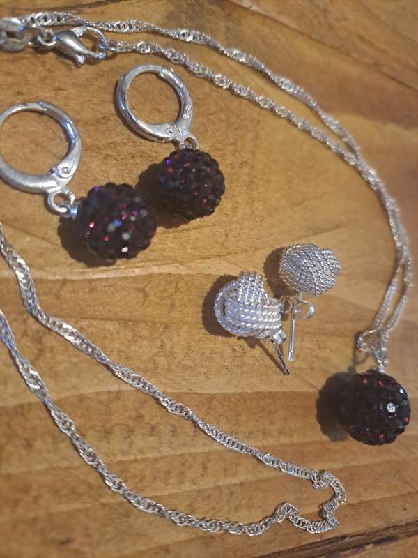 Necklace and Two Earing Sets!