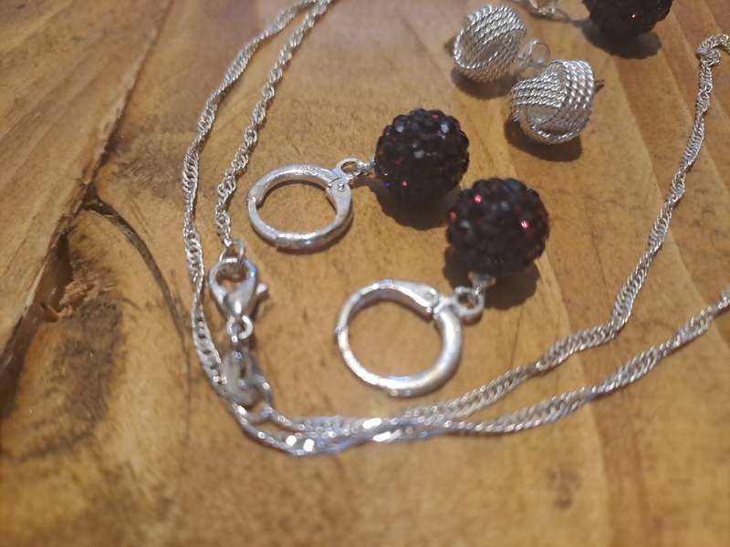 Necklace and Two Earing Sets!
