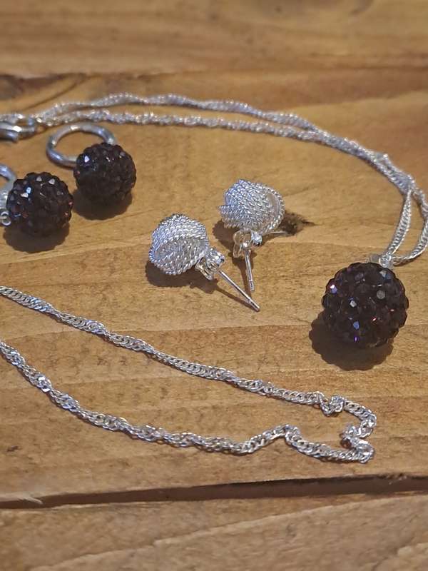 Necklace and Two Earing Sets!
