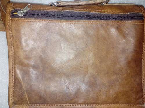 Handcrafted genuine leather crossbody bag