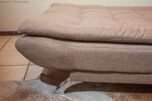 FABRIC Sleeper Couch LIGHT BROWN/ Sofa Bed