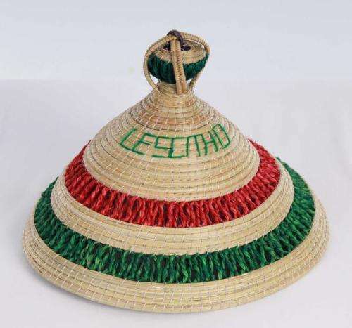Traditional African cultural Basotho headwear headgear hat