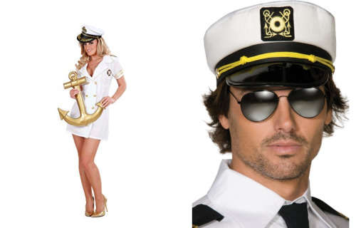 Captain Sailor Pilot Aviation driver Party Hat Cap