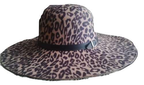 Women Wide Brim Wool Felt round top Bowler Floppy Cloche Sun summer beach hat