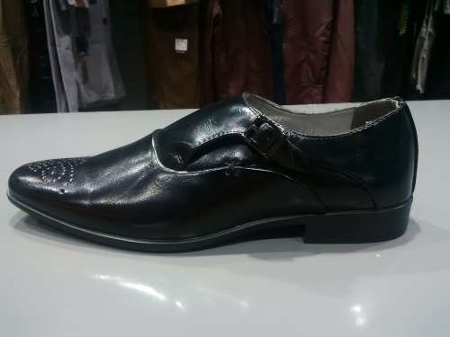 (DINO SALVATORI) Formal casual Men's vintage classic man shoes in Black