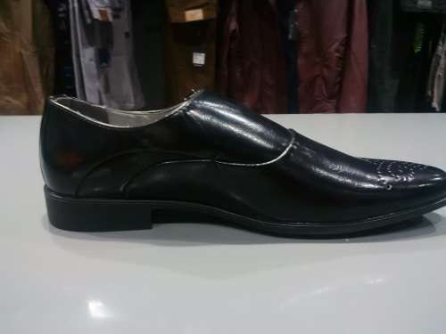 (DINO SALVATORI) Formal casual Men's vintage classic man shoes in Black