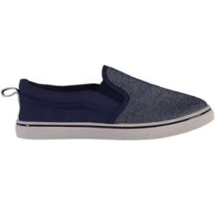 (MANCINI) Cool Canvas Slip-ons for men available in (Black and Navy Blue): 6-11