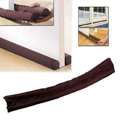 Twin Draft Leather Guard Wind Dust Blocker Sealer Stopper Insulator for Door Windows.Draft Stopper36