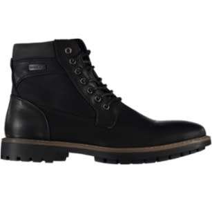 (MANCINI) Mens Elegant Laird semi- formal winter summer boots (Black and brown)
