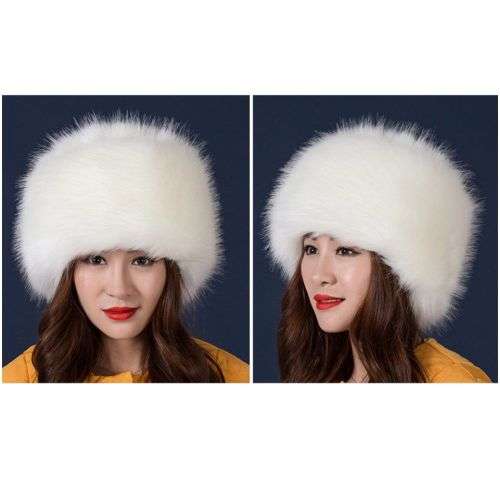 High Quality Fashion Russian Trapper Cossack Faux Fur Ladies Ushanka Winter Hats headewea