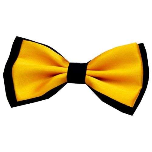 (A SET OF 4)Men's Fashion Tuxedo Satin Two tone Color Adjustable Wedding Bowtie Bow Tie