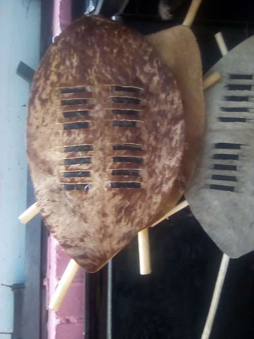 Zulu Ethnic African Cultural Traditional Nguni Shield(Ihawu)