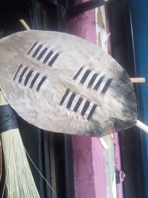 Zulu Ethnic African Cultural Traditional Nguni Shield(Ihawu)