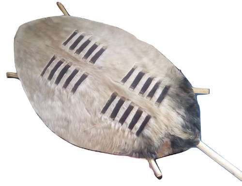 Zulu Ethnic African Cultural Traditional Nguni Shield(Ihawu)