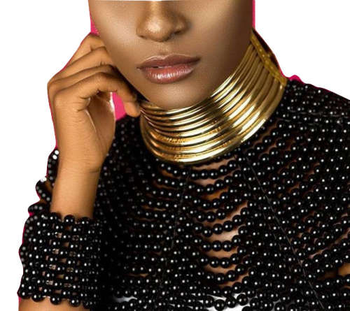 (FREE SHIPPING) Ndebelele Necklace choker african traditional zulu  (Idzila)