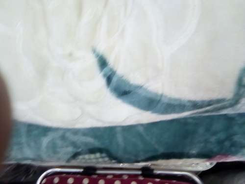 Two ply mink blanket queen size for winter autumn (Light blue and cream blend )