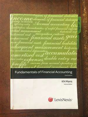 Fundamentals of financial accounting textbook-KN Mans-2nd edition