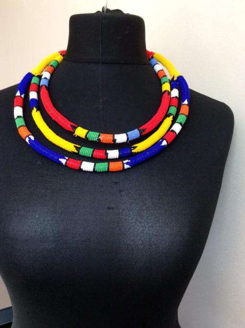 (3 in 1) Three in one Zulu Kenyan beaded heritage cultural culture traditional necklace for women