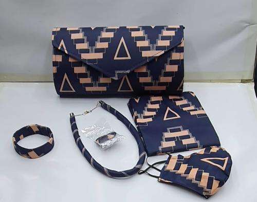 6 piece African purse set ,Africa Print bag, Africa clutch,Ankara purse, Africa bag