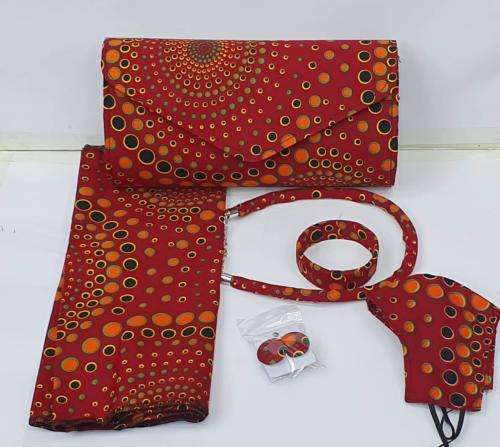 6 piece African purse set ,Africa Print bag, Africa clutch,Ankara purse, Africa bag