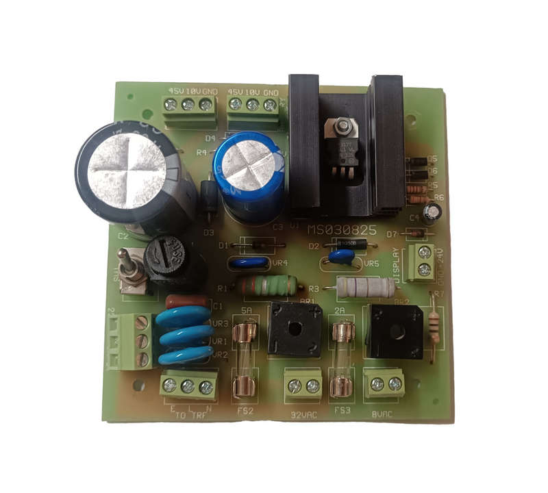 Microsound SLSI power supply PCB for SLSI 80 intercom system