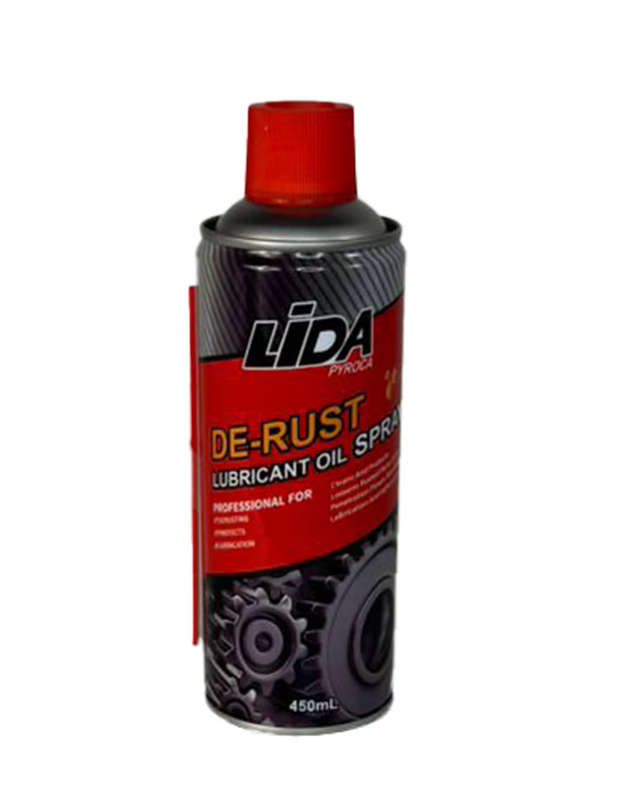 Lida Pyroca De-Rust Lubricant Oil Spray  - 450ml