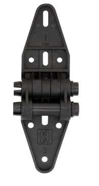 No.3 Composite Plastic Hinge for Sectional Garage Doors - pack of 2