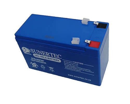 Sunertec 12V 7AH Deep Cycle Gel Battery