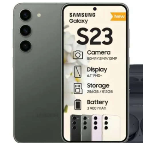 Samsung S23 256GB Dual Sim Green/cream (Sealed)