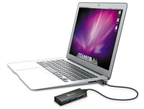 J5 Create 4x USB3.0 Hub - Powered via USB port or power adapter (included)