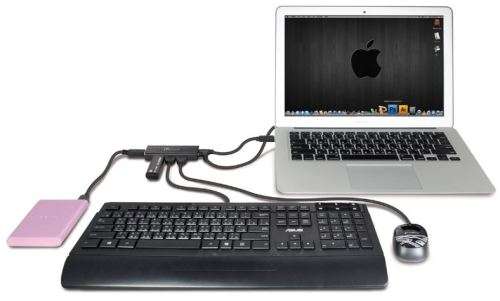 J5 Create 4x USB3.0 Hub - Powered via USB port or power adapter (included)