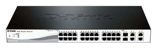 D-Link 24-Port 10/100 Web Smart L2 Managed Switch with PoE