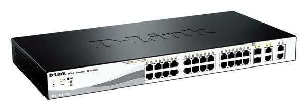 D-Link 24-Port 10/100 Web Smart L2 Managed Switch with PoE