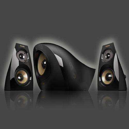 Krator Neso4 N4-21U26 piano White or Black - 2.1 channel Speakers