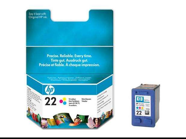 HP no.22 Tri-Colour Ink Cartridge (C9352AE) - FREE SHIPPING