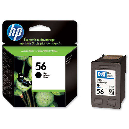 HP no.56 Black Ink Cartridge (C6656AE) - FREE SHIPPING