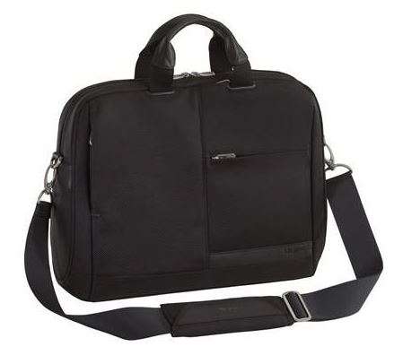 Notebook Bag - 15.6" Black Nylon with padded dividers