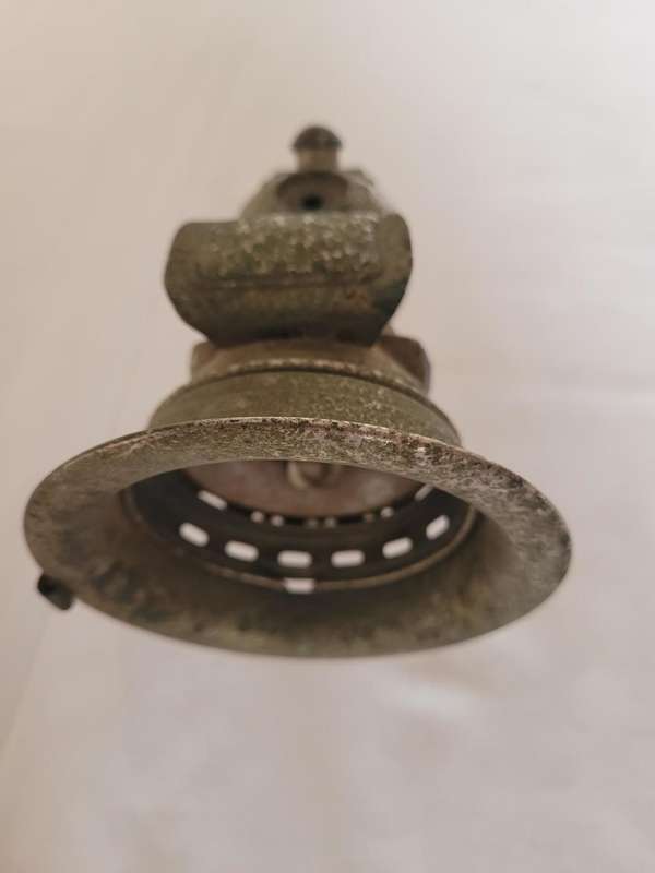 1910-1930 PRODUCED, MILLER REGALITE MODEL BICYCLE/MOTORCYCLE CARBIDE ACETYLENE LAMP-RARE FIND.