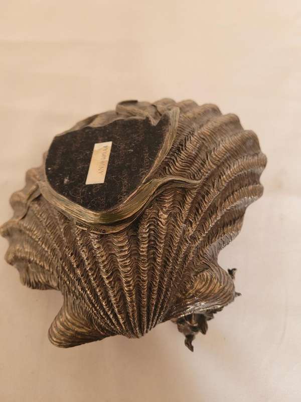 TOP COLLECTION MERMAID SHELL JEWELLERY TRAY-MYTHICAL DISH-VERY COLLECTABLE