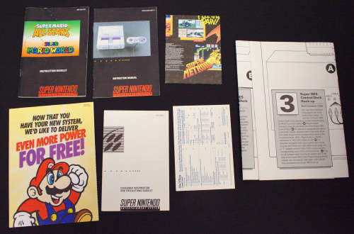 Super Nintendo Entertainment System (SNES) Collection - USA Model