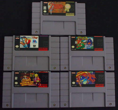 Super Nintendo Entertainment System (SNES) Collection - USA Model