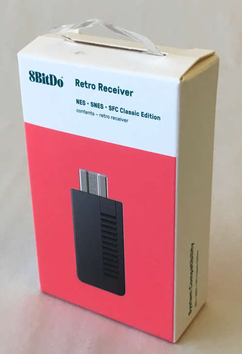 Nintendo Classic Mini, with an Official Second Controller, and two 8BitDo Retro Receivers