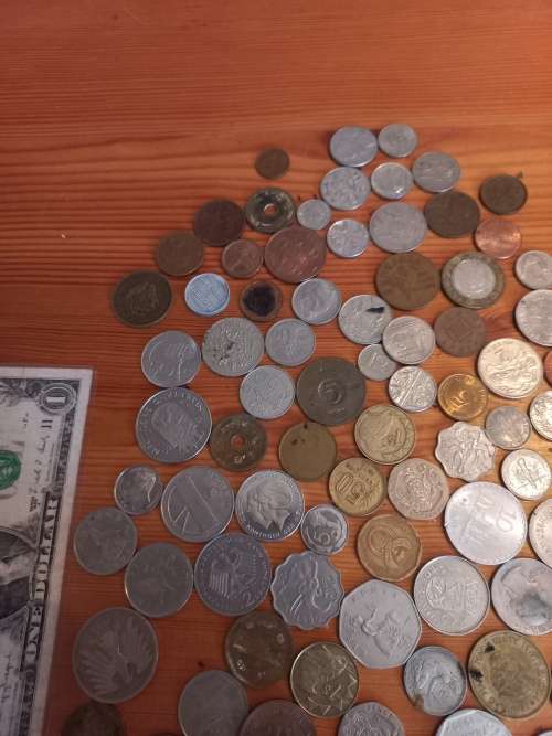 Coin collection of 119 unchecked pieces