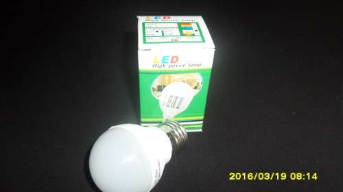 NEW E27 - 3W White LED High Power Globes - 220V Screw-in