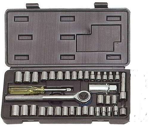 40 Piece Socket Set - 1/4" & 3/8" Drive **!**up to 16mm Sockets