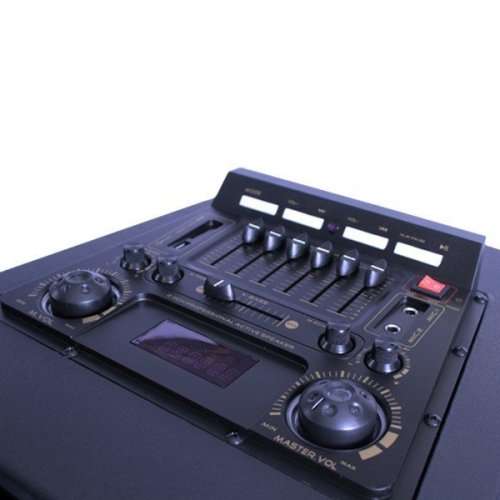 PROFESSIONAL LOUD SPEAKERS WITH NET * BLUETOOTH * LED DISCO LIGHTS  - Output Power: 19000W P.M.P.O