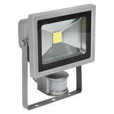 30W White PIR Sensor LED Flood Light