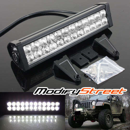 SUPER BRIGHT 72W Off Road 4x4 Mount On Spot/Flood Light Bar