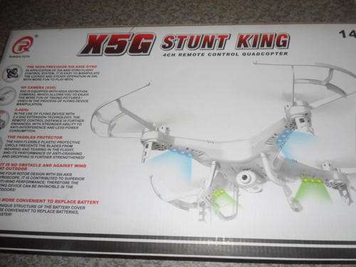 NEW ARRIVAL !!  X5G STUNT KING REMOTE CONTROL QUADCOPTER
